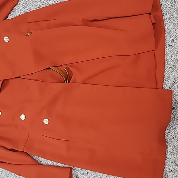 2 PC Burnt Orange DRESS and matching Coat - Picture 9 of 9